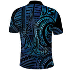 New Zealand Hammerhead Shark Polo Shirt Maori Haehae Mangopare Galaxy - Aussie Hoodie