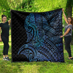 New Zealand Hammerhead Shark Quilt Maori Haehae Mangopare Galaxy - Aussie Hoodie