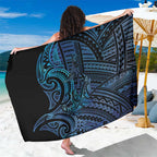 New Zealand Hammerhead Shark Sarong Maori Haehae Mangopare Galaxy - Aussie Hoodie