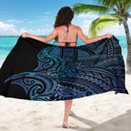 New Zealand Hammerhead Shark Sarong Maori Haehae Mangopare Galaxy - Aussie Hoodie