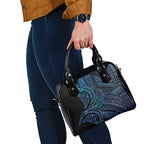 New Zealand Hammerhead Shark Shoulder Handbag Maori Haehae Mangopare Galaxy - Aussie Hoodie