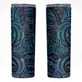 New Zealand Hammerhead Shark Skinny Tumbler Maori Haehae Mangopare Galaxy - Aussie Hoodie