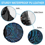 New Zealand Hammerhead Shark Spare Tire Cover Maori Haehae Mangopare Galaxy - Aussie Hoodie