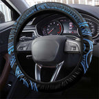 New Zealand Hammerhead Shark Steering Wheel Cover Maori Haehae Mangopare Galaxy - Aussie Hoodie