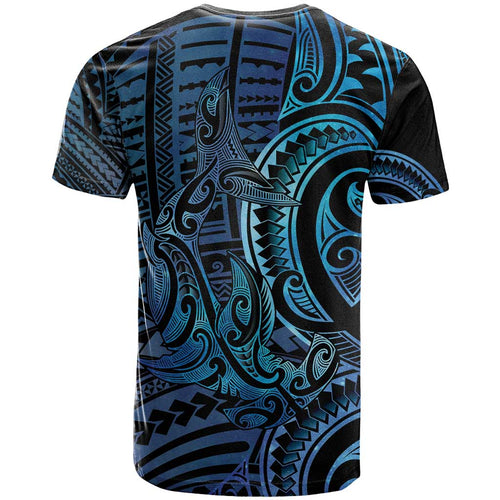 New Zealand Hammerhead Shark T Shirt Maori Haehae Mangopare Galaxy - Aussie Hoodie