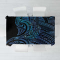 New Zealand Hammerhead Shark Tablecloth Maori Haehae Mangopare Galaxy - Aussie Hoodie