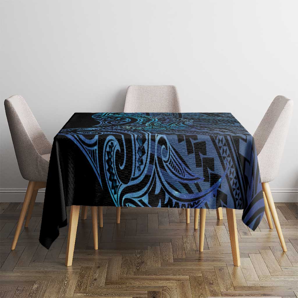 New Zealand Hammerhead Shark Tablecloth Maori Haehae Mangopare Galaxy - Aussie Hoodie