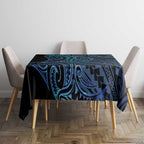 New Zealand Hammerhead Shark Tablecloth Maori Haehae Mangopare Galaxy - Aussie Hoodie