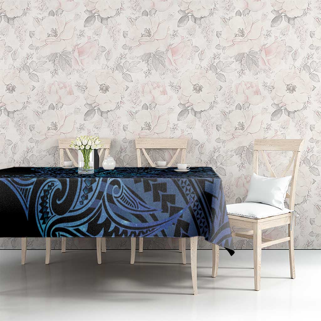 New Zealand Hammerhead Shark Tablecloth Maori Haehae Mangopare Galaxy - Aussie Hoodie