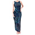 New Zealand Hammerhead Shark Tank Maxi Dress Maori Haehae Mangopare Galaxy - Aussie Hoodie