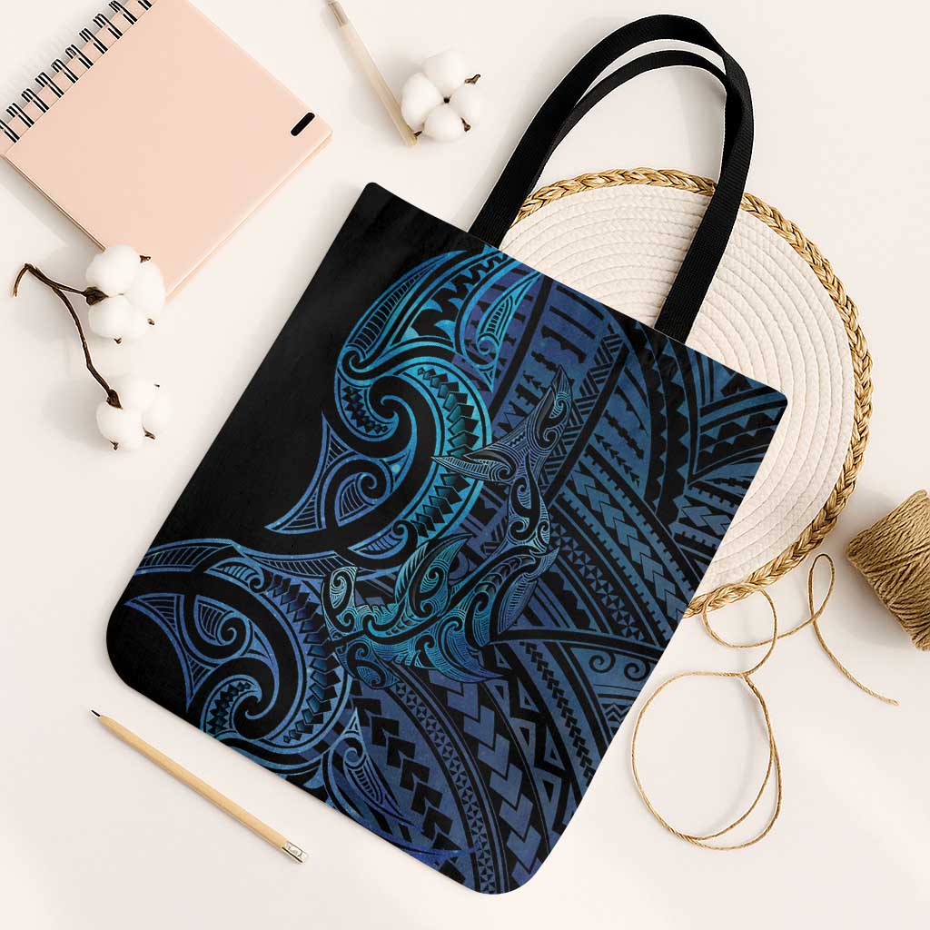 New Zealand Hammerhead Shark Tote Bag Maori Haehae Mangopare Galaxy - Aussie Hoodie