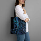 New Zealand Hammerhead Shark Tote Bag Maori Haehae Mangopare Galaxy - Aussie Hoodie