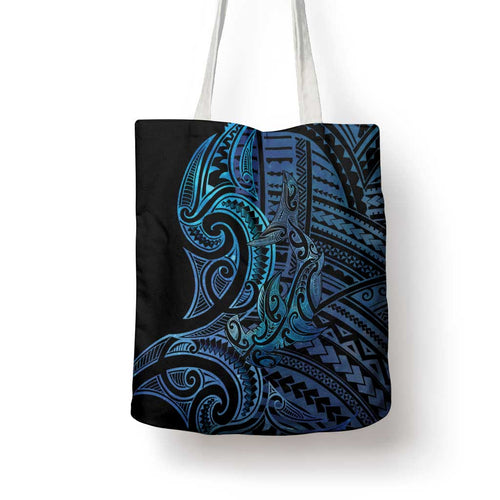 New Zealand Hammerhead Shark Tote Bag Maori Haehae Mangopare Galaxy - Aussie Hoodie