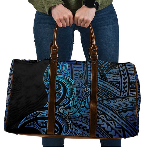 New Zealand Hammerhead Shark Travel Bag Maori Haehae Mangopare Galaxy - Aussie Hoodie