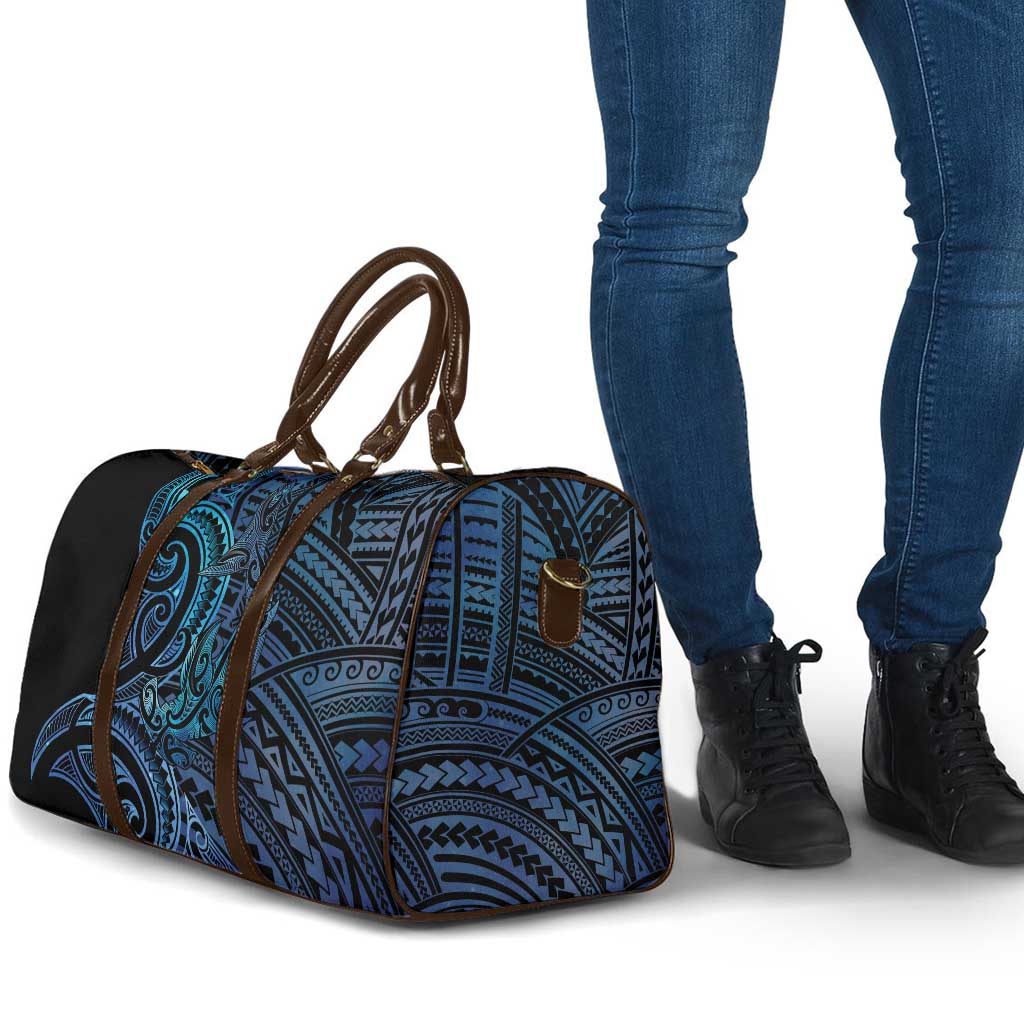 New Zealand Hammerhead Shark Travel Bag Maori Haehae Mangopare Galaxy - Aussie Hoodie