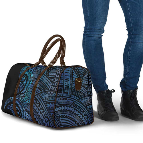 New Zealand Hammerhead Shark Travel Bag Maori Haehae Mangopare Galaxy - Aussie Hoodie