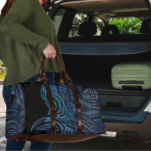New Zealand Hammerhead Shark Travel Bag Maori Haehae Mangopare Galaxy - Aussie Hoodie