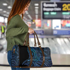 New Zealand Hammerhead Shark Travel Bag Maori Haehae Mangopare Galaxy - Aussie Hoodie