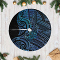 New Zealand Hammerhead Shark Tree Skirt Maori Haehae Mangopare Galaxy - Aussie Hoodie
