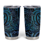 New Zealand Hammerhead Shark Tumbler Cup Maori Haehae Mangopare Galaxy - Aussie Hoodie