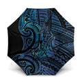 New Zealand Hammerhead Shark Umbrella Maori Haehae Mangopare Galaxy - Aussie Hoodie