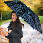 New Zealand Hammerhead Shark Umbrella Maori Haehae Mangopare Galaxy - Aussie Hoodie