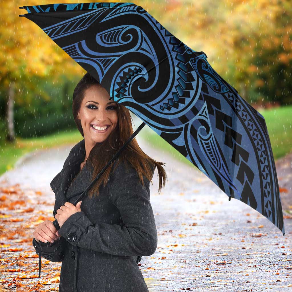 New Zealand Hammerhead Shark Umbrella Maori Haehae Mangopare Galaxy - Aussie Hoodie