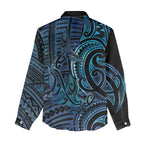 New Zealand Hammerhead Shark Women Casual Shirt Maori Haehae Mangopare Galaxy - Aussie Hoodie