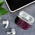 New Zealand Hammerhead Shark AirPods Case Maori Haehae Mangopare Pink - Aussie Hoodie
