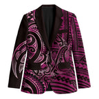 New Zealand Hammerhead Shark Blazer Maori Haehae Mangopare Pink - Aussie Hoodie