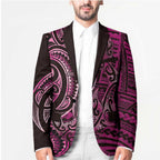 New Zealand Hammerhead Shark Blazer Maori Haehae Mangopare Pink - Aussie Hoodie