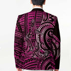 New Zealand Hammerhead Shark Blazer Maori Haehae Mangopare Pink - Aussie Hoodie