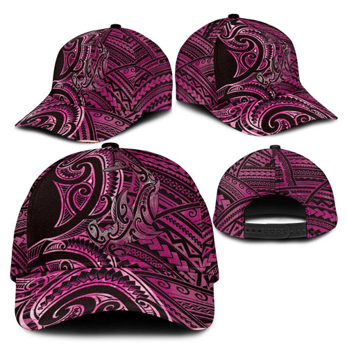 New Zealand Hammerhead Shark Classic Cap Maori Haehae Mangopare Pink - Aussie Hoodie