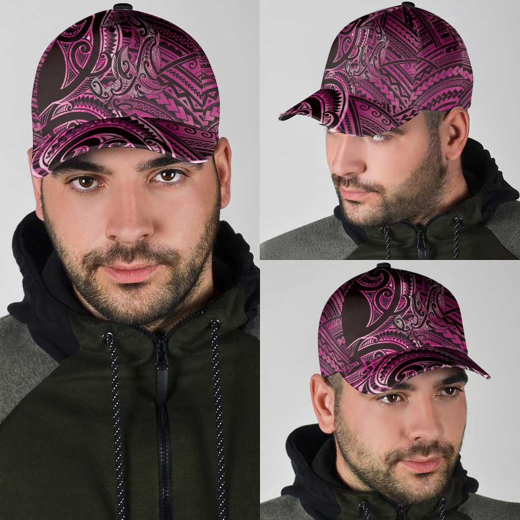 New Zealand Hammerhead Shark Classic Cap Maori Haehae Mangopare Pink - Aussie Hoodie