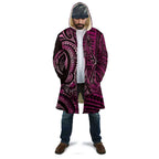 New Zealand Hammerhead Shark Cloak Maori Haehae Mangopare Pink - Aussie Hoodie
