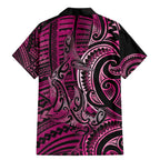 New Zealand Hammerhead Shark Family Matching Mermaid Dress and Hawaiian Shirt Maori Haehae Mangopare Pink - Aussie Hoodie