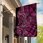 New Zealand Hammerhead Shark Garden Flag Maori Haehae Mangopare Pink - Aussie Hoodie
