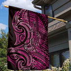 New Zealand Hammerhead Shark Garden Flag Maori Haehae Mangopare Pink - Aussie Hoodie
