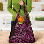 New Zealand Hammerhead Shark Grocery Bag Maori Haehae Mangopare Pink - Aussie Hoodie