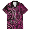 New Zealand Hammerhead Shark Hawaiian Shirt Maori Haehae Mangopare Pink - Aussie Hoodie