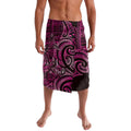 New Zealand Hammerhead Shark Lavalava Maori Haehae Mangopare Pink - Aussie Hoodie