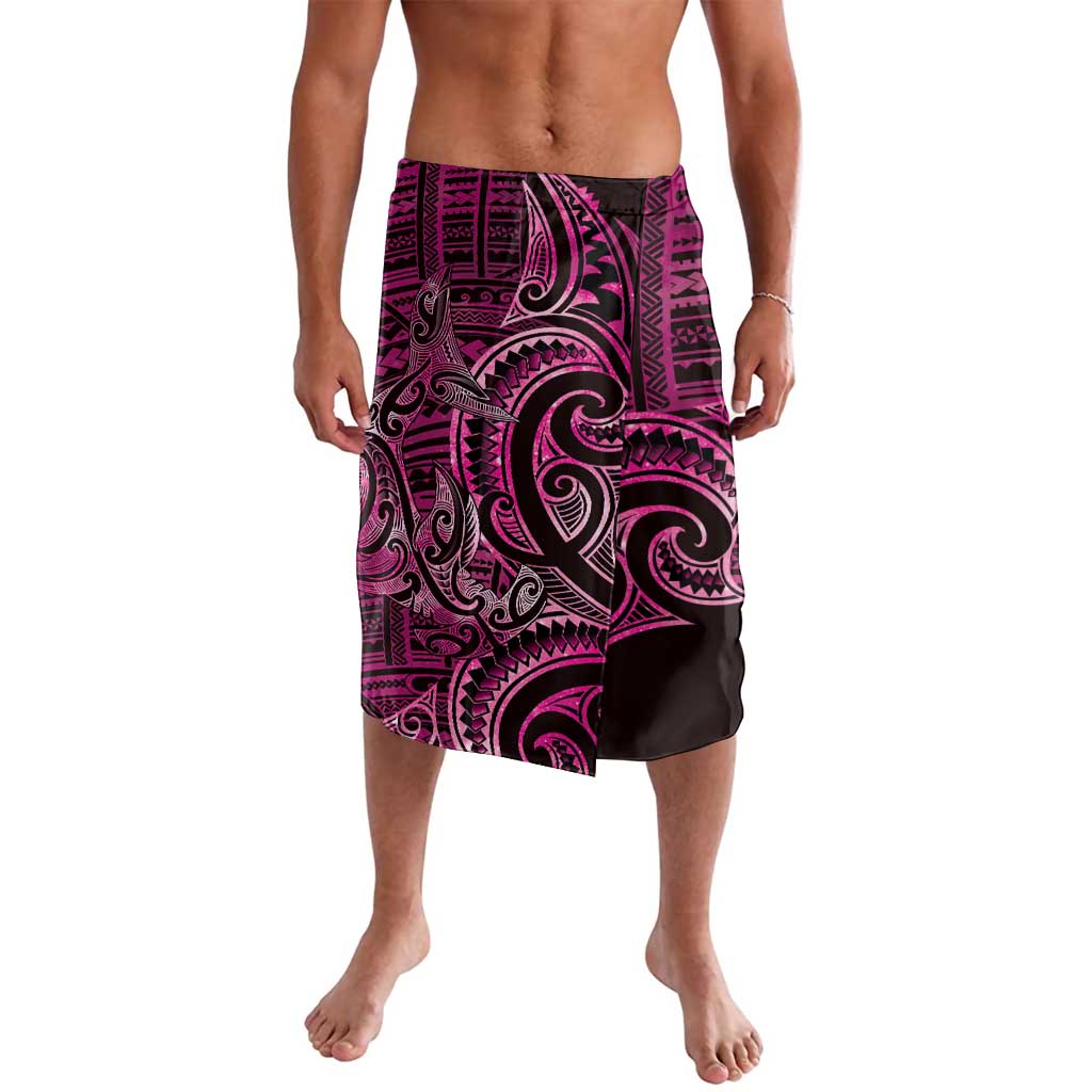 New Zealand Hammerhead Shark Lavalava Maori Haehae Mangopare Pink - Aussie Hoodie