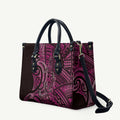 New Zealand Hammerhead Shark Leather Bag Maori Haehae Mangopare Pink - Aussie Hoodie