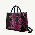New Zealand Hammerhead Shark Leather Bag Maori Haehae Mangopare Pink - Aussie Hoodie