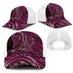 New Zealand Hammerhead Shark Mesh Trucker Cap Maori Haehae Mangopare Pink - Aussie Hoodie