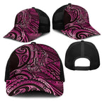 New Zealand Hammerhead Shark Mesh Trucker Cap Maori Haehae Mangopare Pink - Aussie Hoodie
