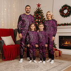New Zealand Hammerhead Shark Christmas Pajama Set Maori Haehae Mangopare Pink - Aussie Hoodie