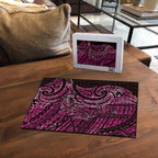 New Zealand Hammerhead Shark Puzzle Maori Haehae Mangopare Pink - Aussie Hoodie