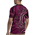 New Zealand Hammerhead Shark Rugby Jersey Maori Haehae Mangopare Pink - Aussie Hoodie
