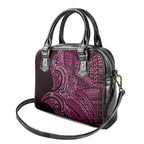 New Zealand Hammerhead Shark Shoulder Handbag Maori Haehae Mangopare Pink - Aussie Hoodie